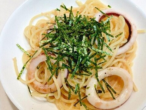 ヤリイカで☆たらこパスタ